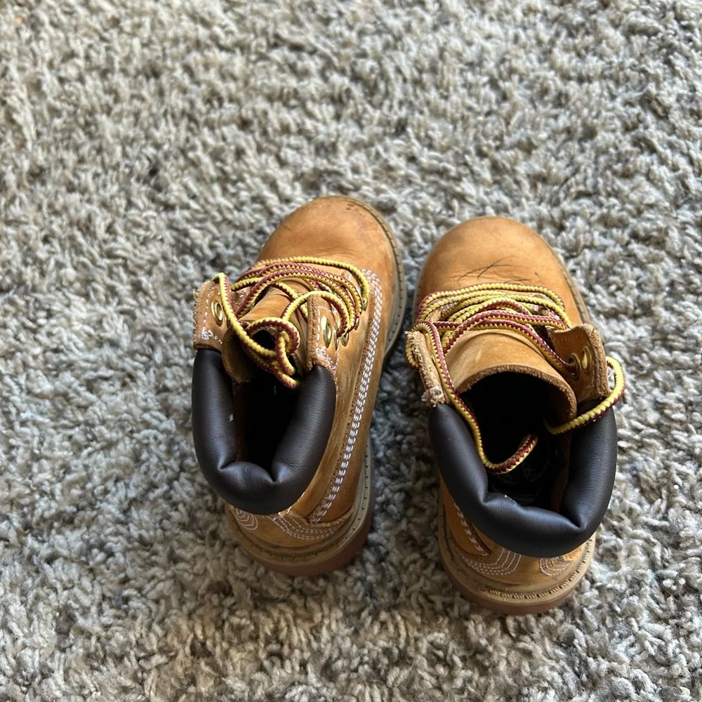 Timberland Kids' Brown Lace-Up Boots